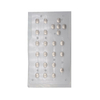 4mm oblong shape metal dome array